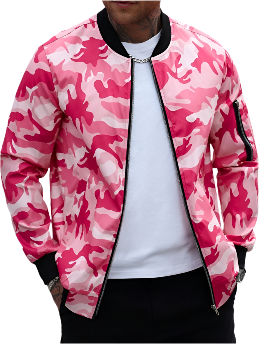 Nuvany Pink camo Mikina