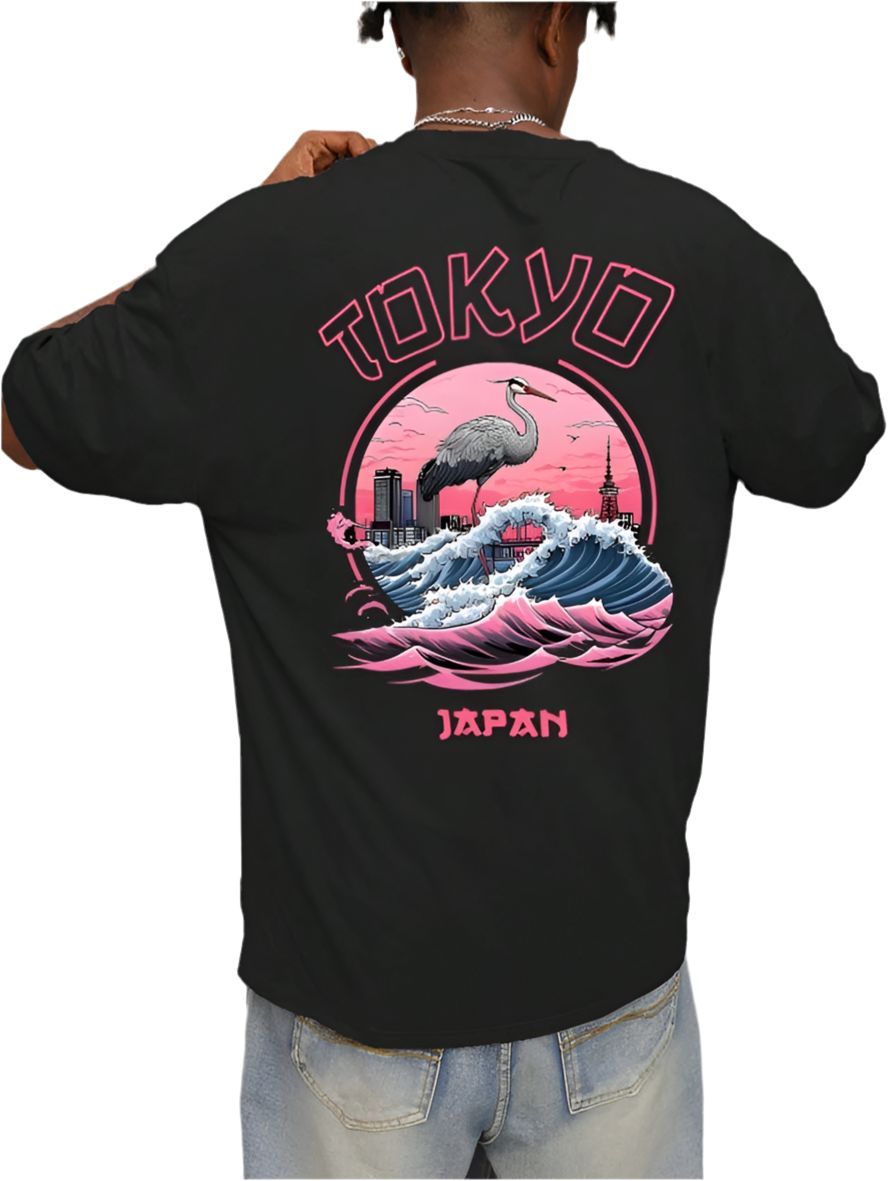 Tokyo Wave Graphic Tee