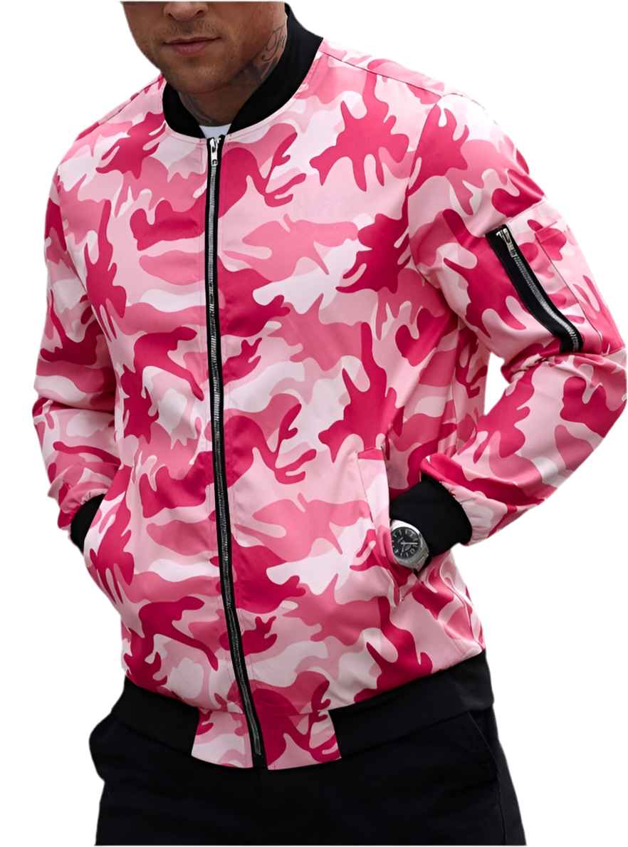 Nuvany Pink camo Mikina