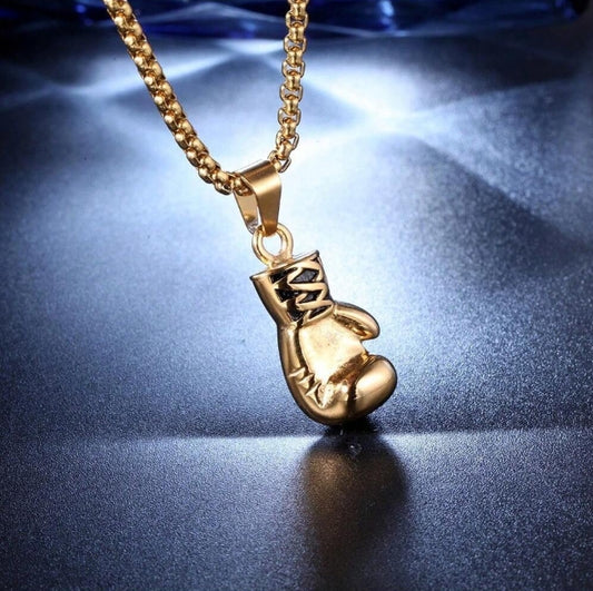 Champion’s Knockout Boxing Glove Necklace